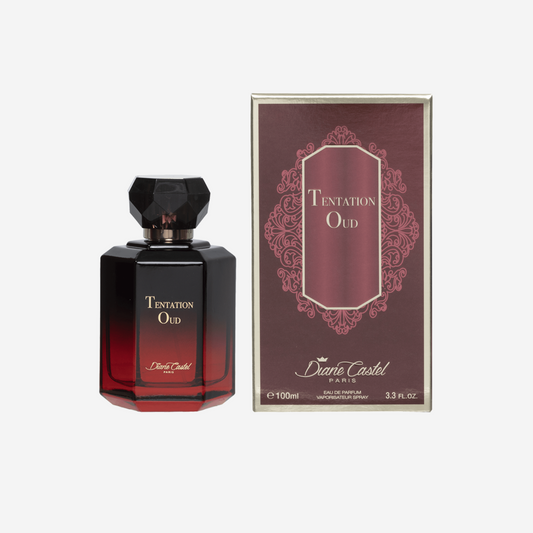 Inspirado en Baccarat Rouge - Diane Castel Tentation Oud 100ml Eau de parfum para mujer