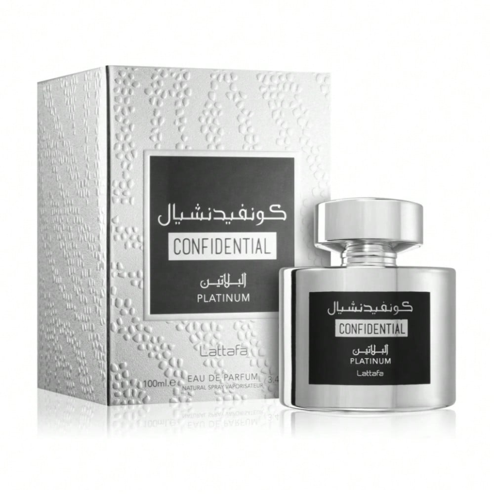 Lattafa - Confidential Platinum 100ml Eau de Parfum Unisex