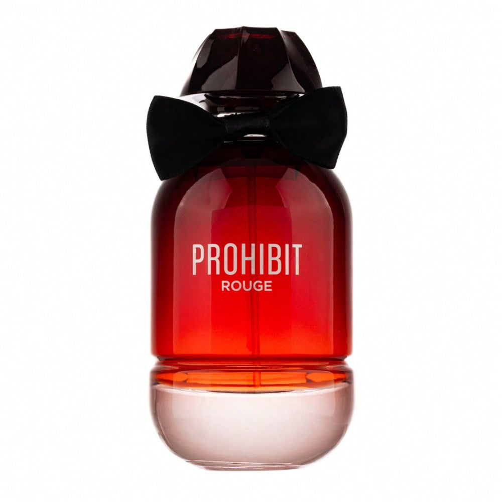 Inspirado en L'Interdit - Fragrance World Prohibit Rouge 100ml Eau de parfum para mujer