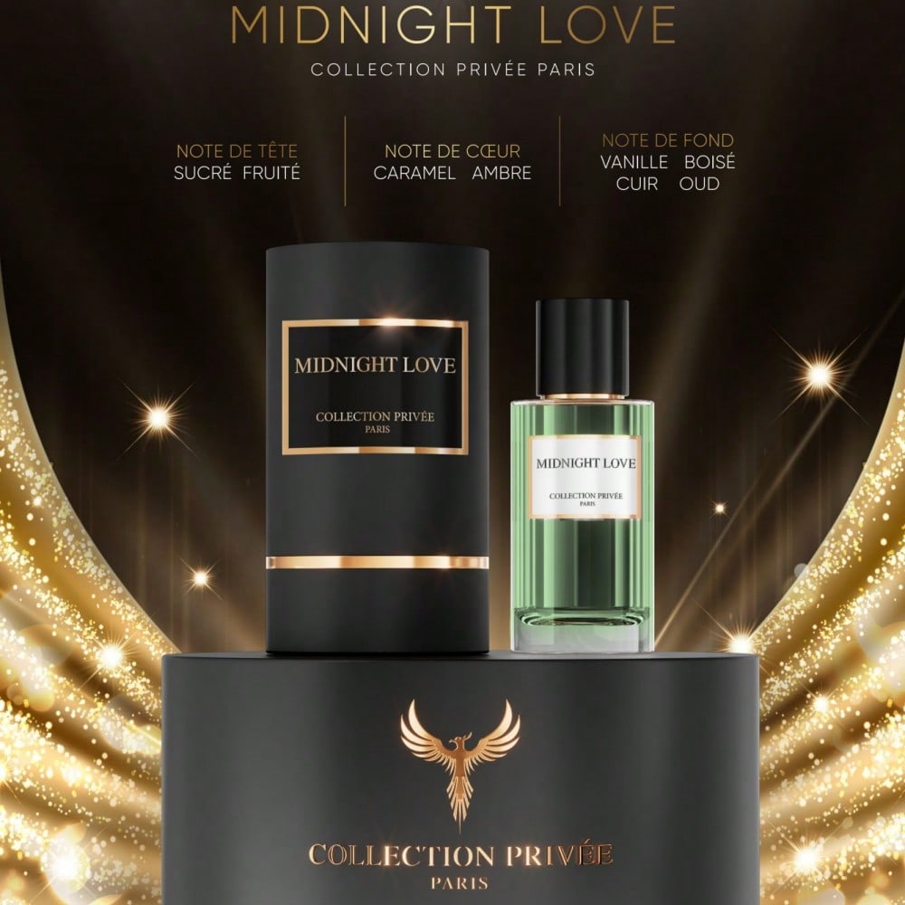 Inspirado en Ilham - Colección privada Midnight Love 50ml Eau de Parfum unisex