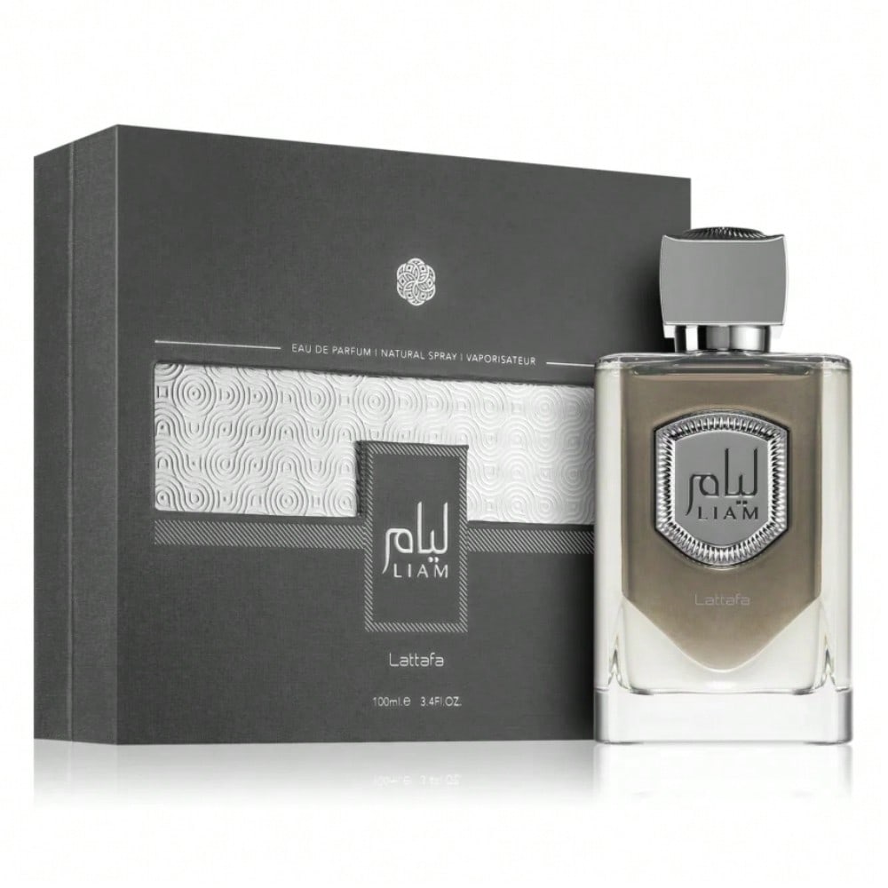 Lattafa - Eau de Parfum para hombre Liam Grey 100ML