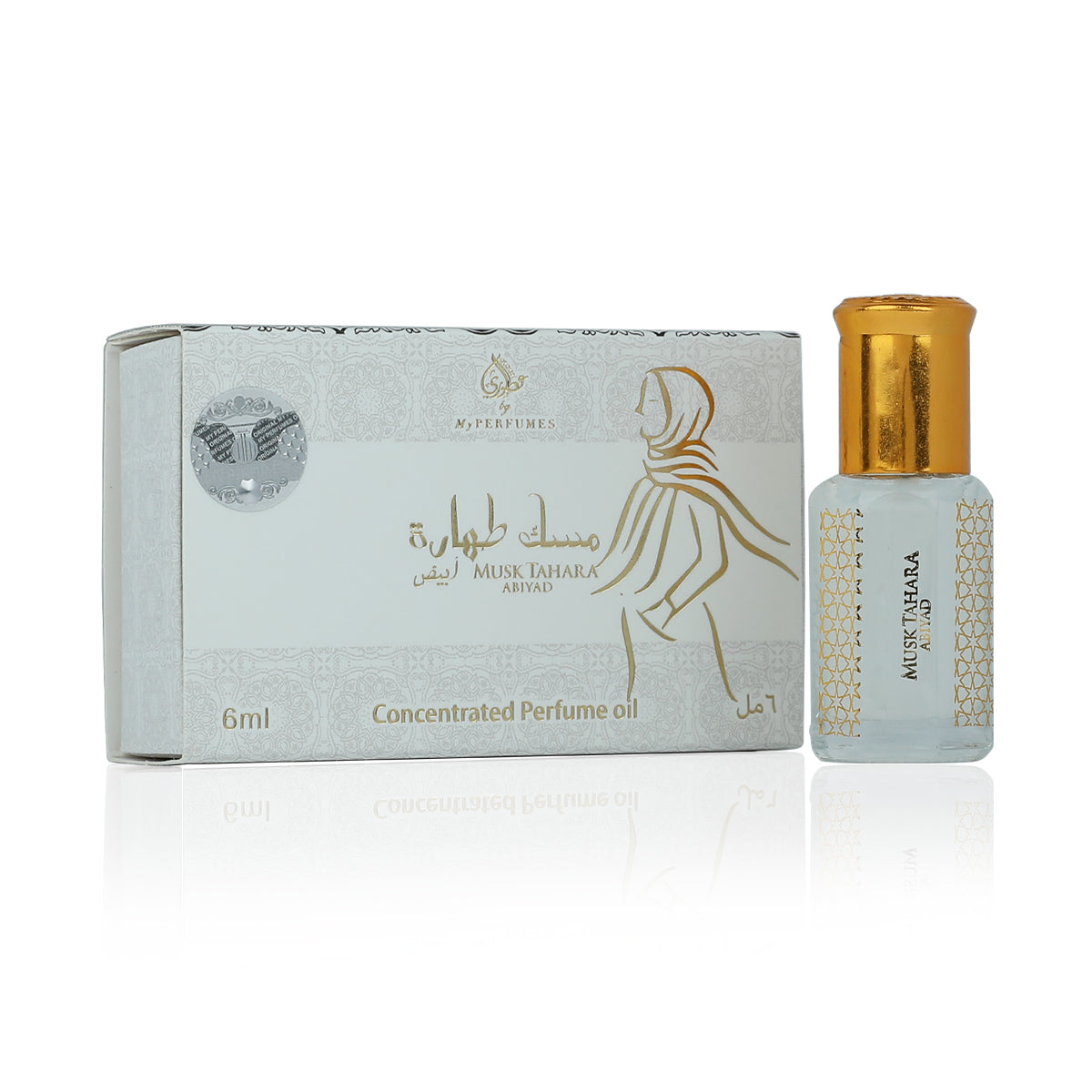 Mis perfumes - Musk Tahara Abiyad 6ML Extracto de perfume sin alcohol