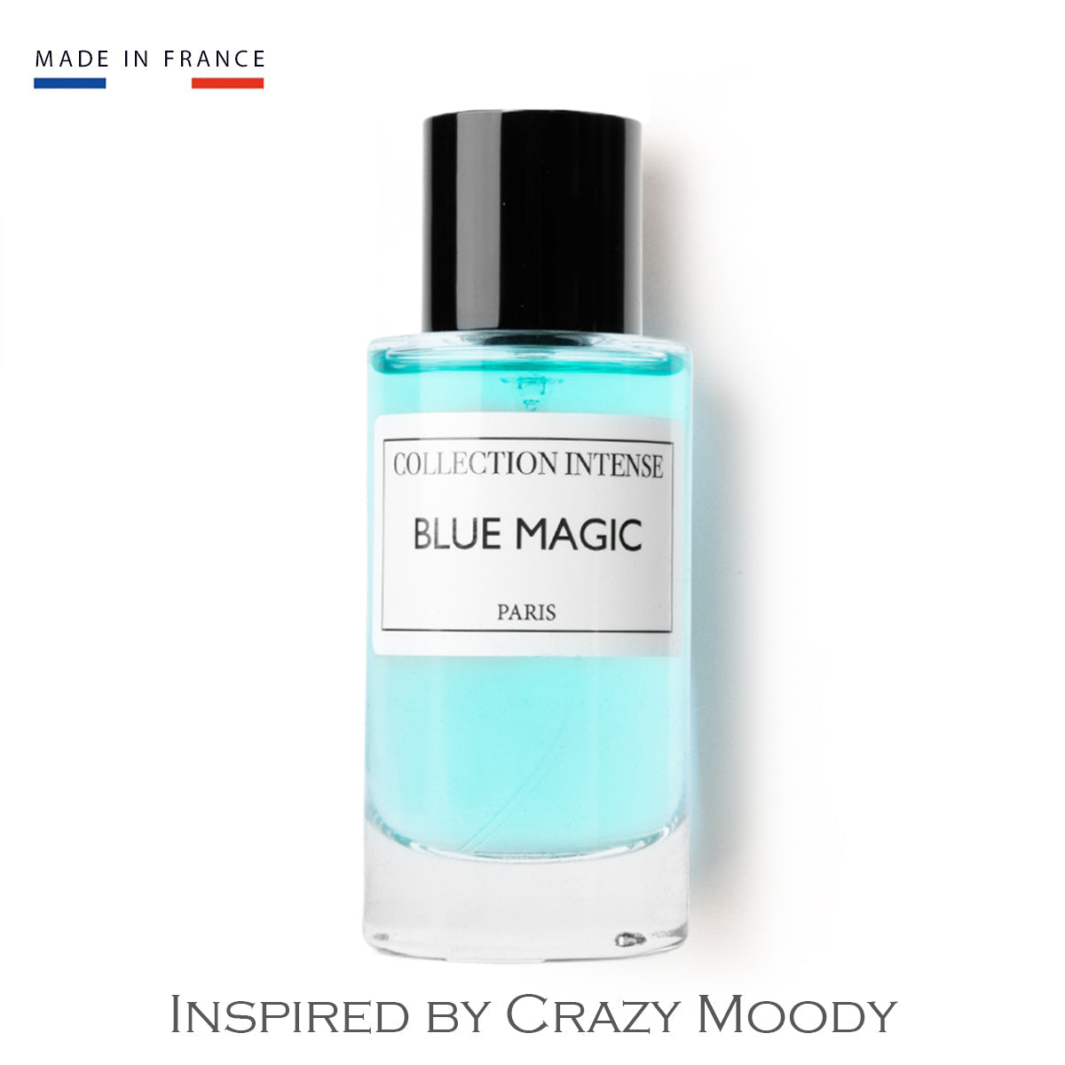 Inspirado en Crazy Moody - Eau de Parfum para hombre Intense Blue Magic Collection 50ml