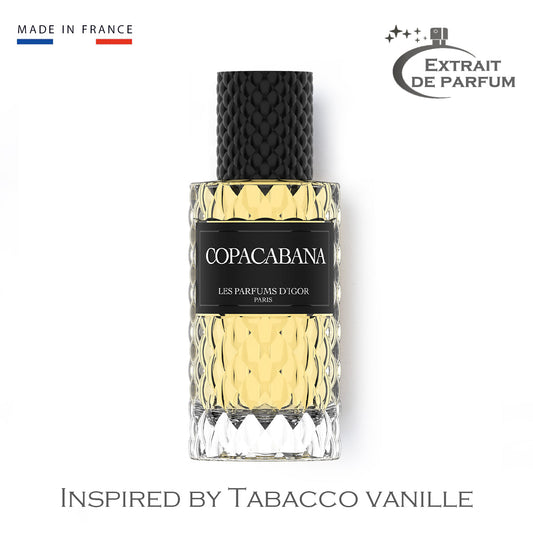 Inspirado en la vainilla del tabaco - Les Parfums d'Igor Copacabana 50ML Extracto de perfume mixto