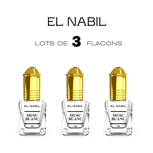 El Nabil - Almizcle Blanco 5ML Extracto de perfume sin alcohol