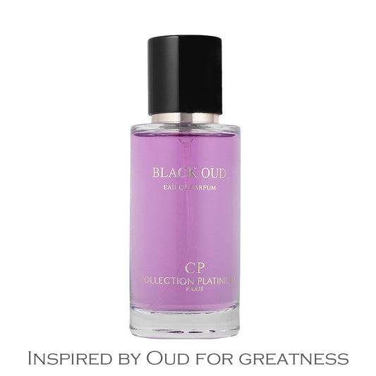 Inspirado en Oud para la grandeza - Platinium Black Oud Collection 50ml Eau de Parfum unisex