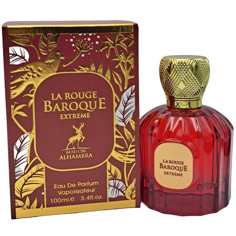 Inspirado en Baccarat Rouge - Maison Alhambra La Baroque Rouge Extreme 100ML Eau de Parfum unisex