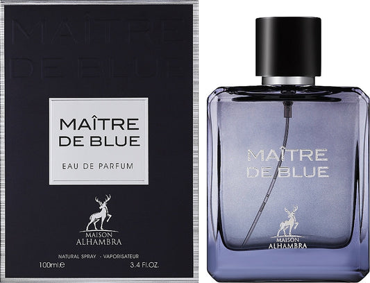 Inspirado en Bleu- Maison Alhambra Maître de bleu 100ML Eau de Parfum para hombre